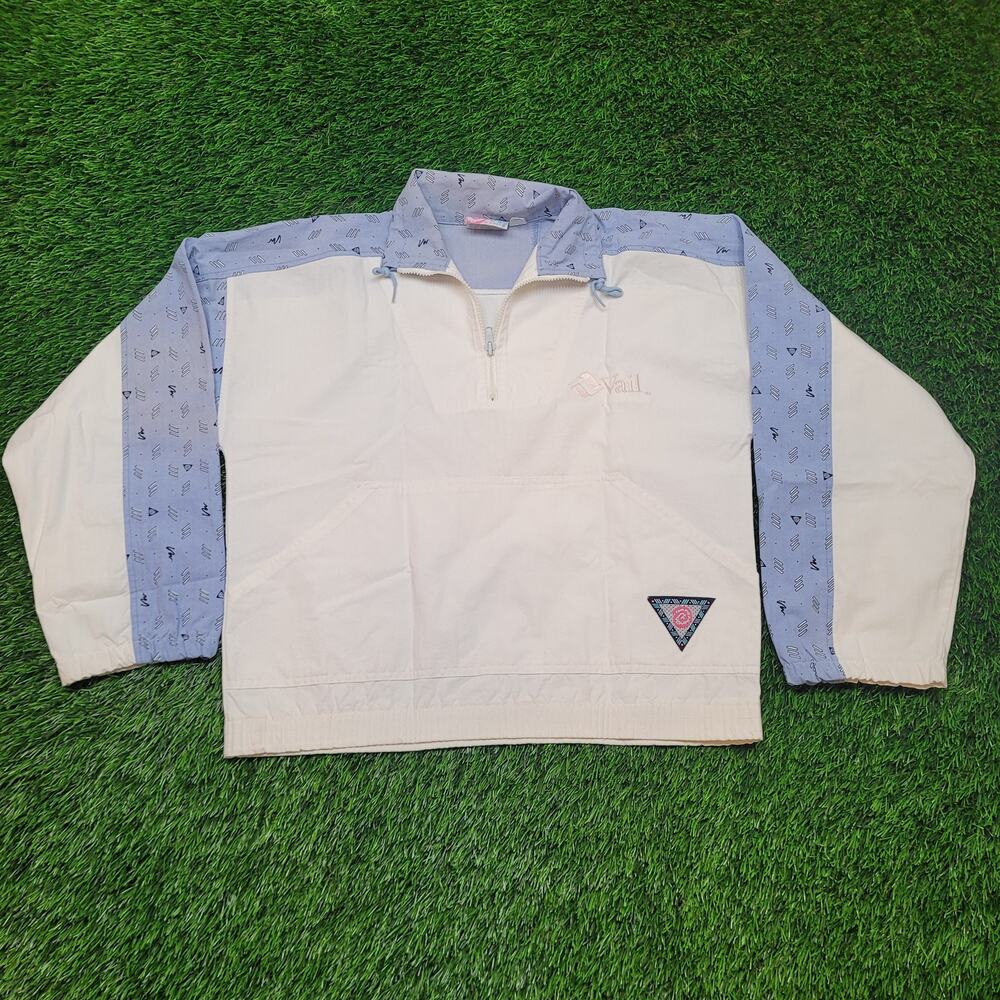 VTG 90s Winning Ways Vail Ski Anorak Jacket Mens L Cropped Boxy Fit